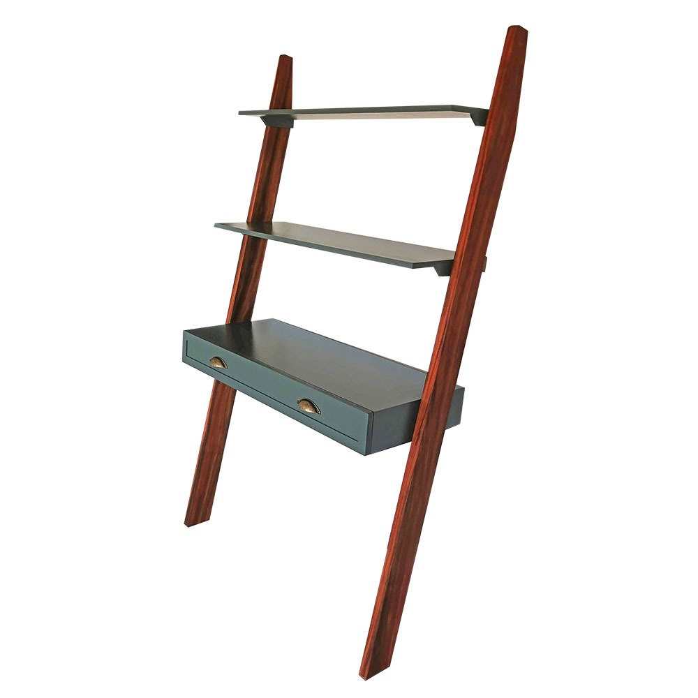 Leaning Desk With Solid Kiaat Sides