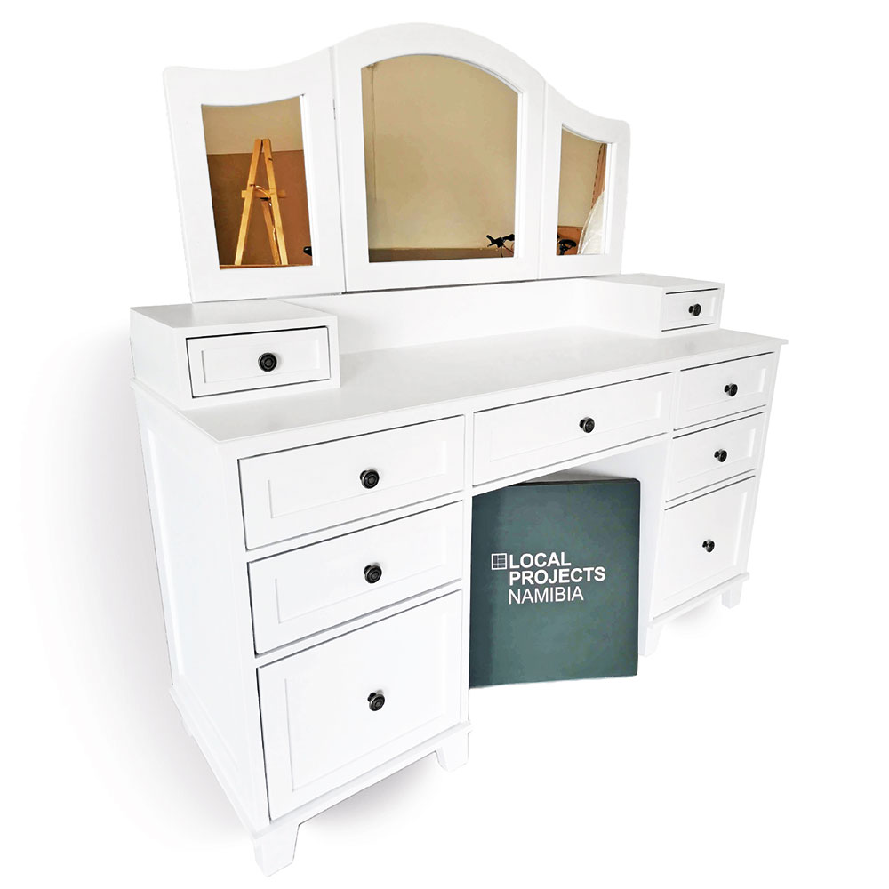 Vanity Table with Mirrors