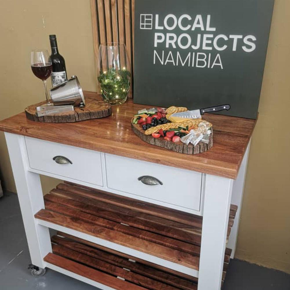 Food Prep Island on Wheels